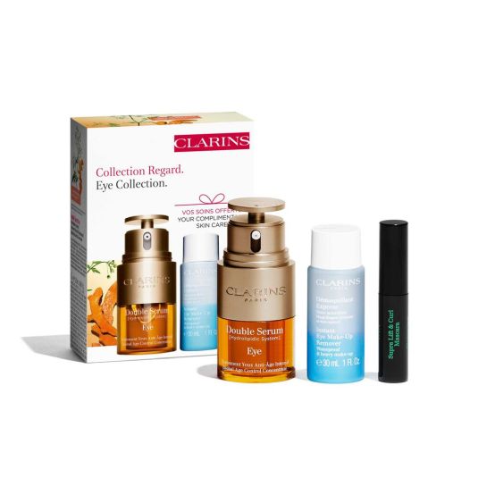 clarins doble serum ojos 20ml set 3 piezas