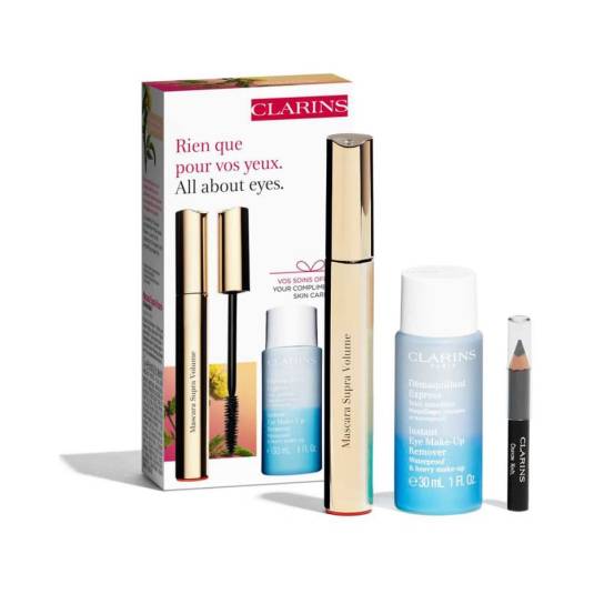 clarins clarins mascara supra volume set 3 piezas