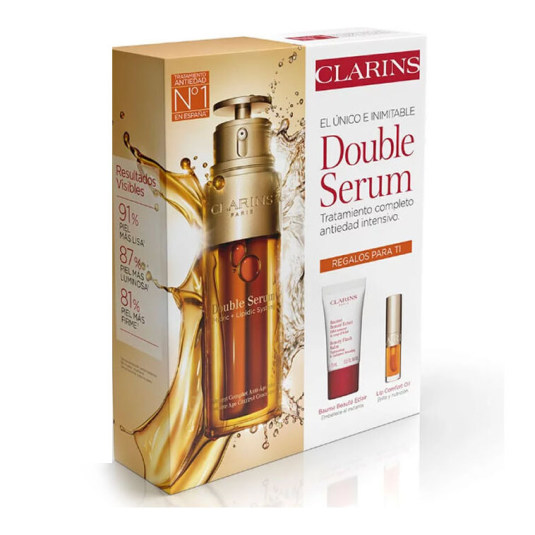 clarins double serum 50ml set 3 piezas