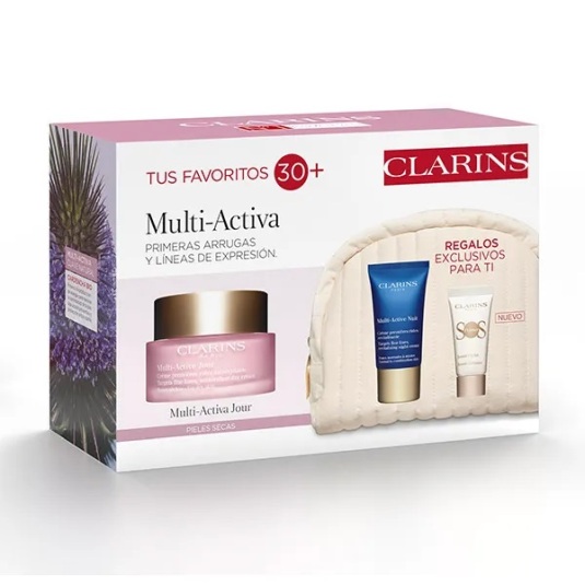 clarins multi-activa 50ml tp set 4 piezas