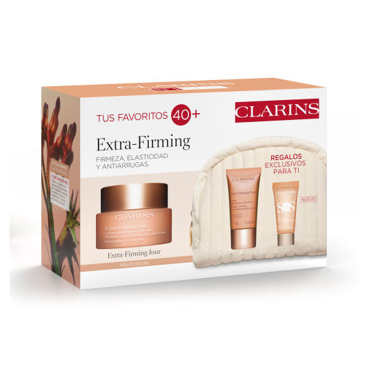 clarins extra-firming 50ml piel seca set 4 piezas