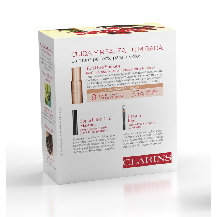 clarins total eye smooth 15ml set 3 piezas