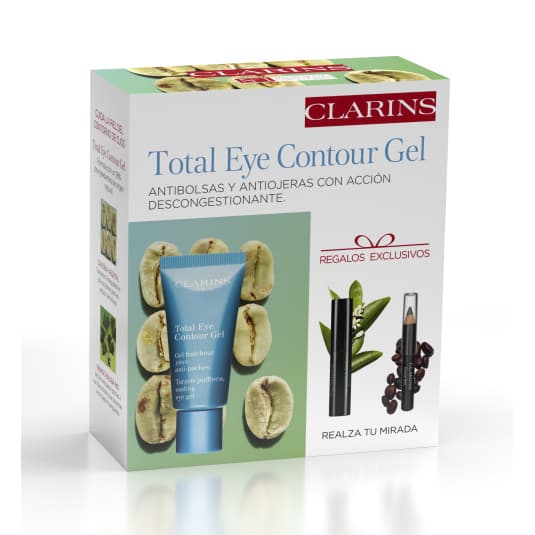clarins total eye blue gel 20 ml cofre