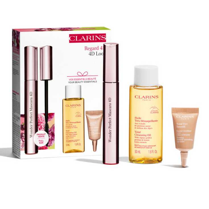 clarins wonder perfect 4d mascara set 3 piezas clarins wonder perfect 4d mascara set 3 piezas