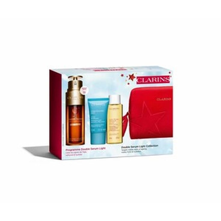 clarins doble serum light cofre 3 piezas
