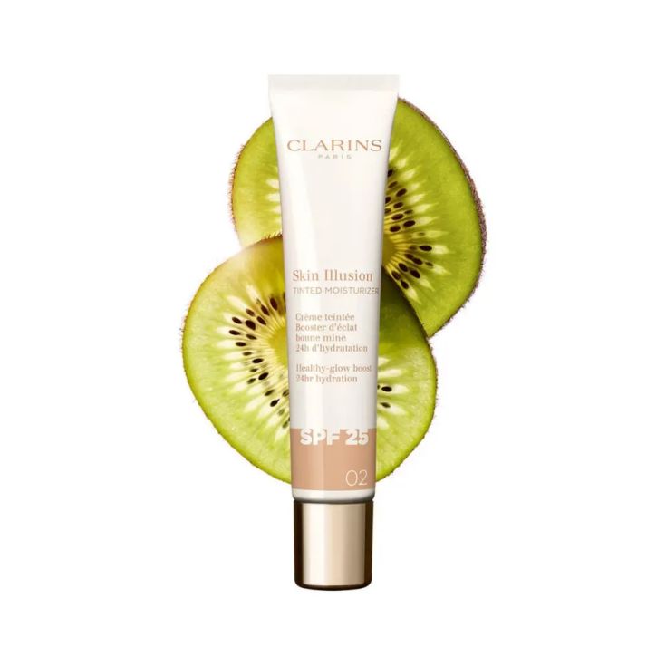 clarins maquillaje skin illusion tinted moisturizer spf25
