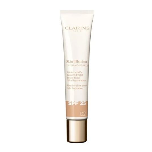 clarins maquillaje skin illusion tinted moisturizer spf25