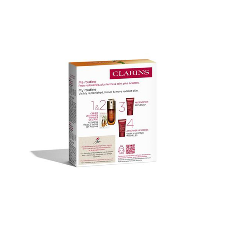 clarins doble serum g9 50ml cofre 4 piezas