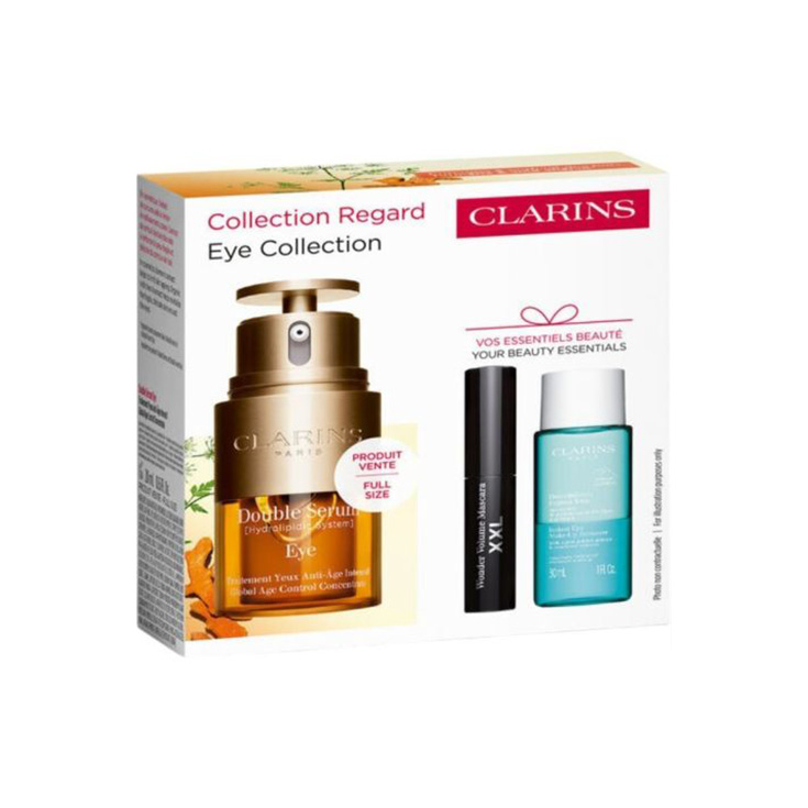 clarins doble serum eye 20ml cofre 3 piezas
