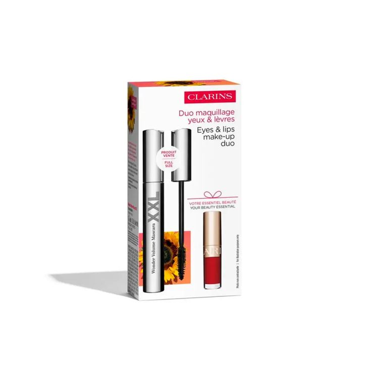 clarins wonder volume mascara de pestañas xxl cofre 3 piezas