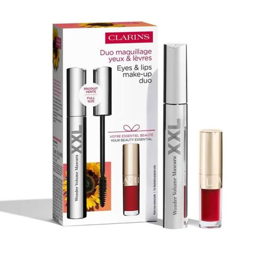 clarins wonder volume mascara de pestañas xxl cofre 3 piezas clarins wonder volume mascara de pestañas xxl cofre 3 piezas