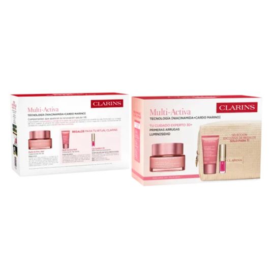 clarins multi-activa crema dia piel seca 50ml cofre