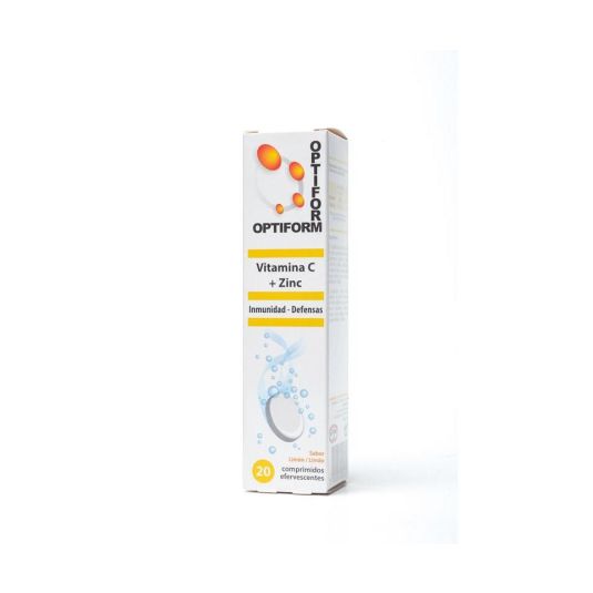 optiform vitamina c+zinc 20 comprimidos