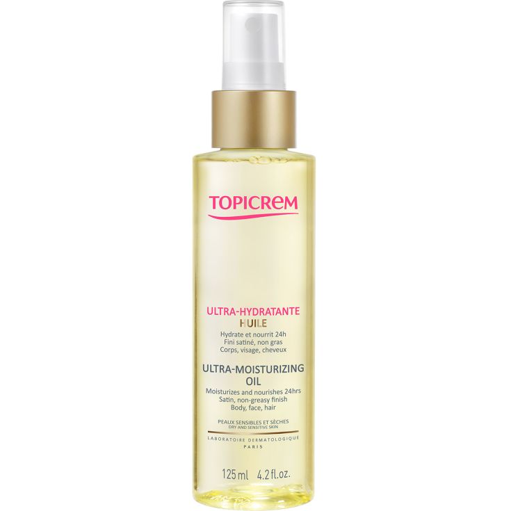 topicrem aceite ultra-hidratante rostro, cuerpo y cabello 125ml topicrem aceite ultra-hidratante rostro, cuerpo y cabello 125ml