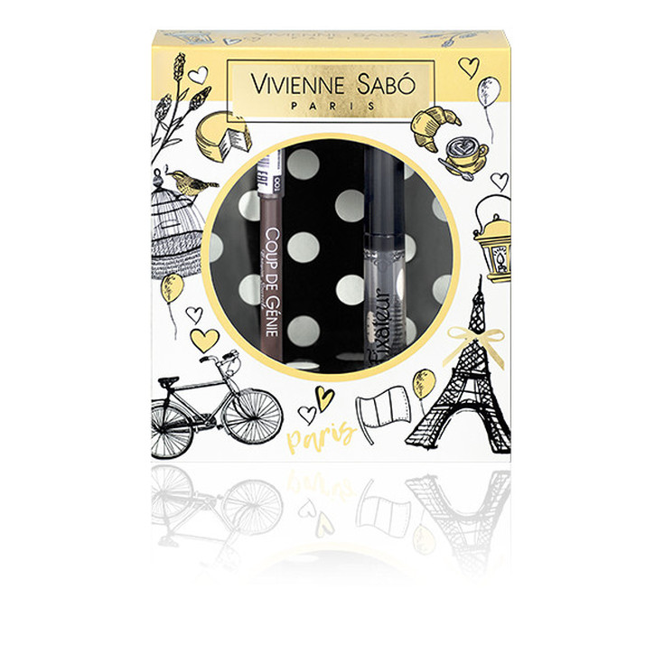 vivienne sabo set regalo fixateur gel fijador + lapiz de cejas vivienne sabo set regalo fixateur gel fijador + lapiz de cejas