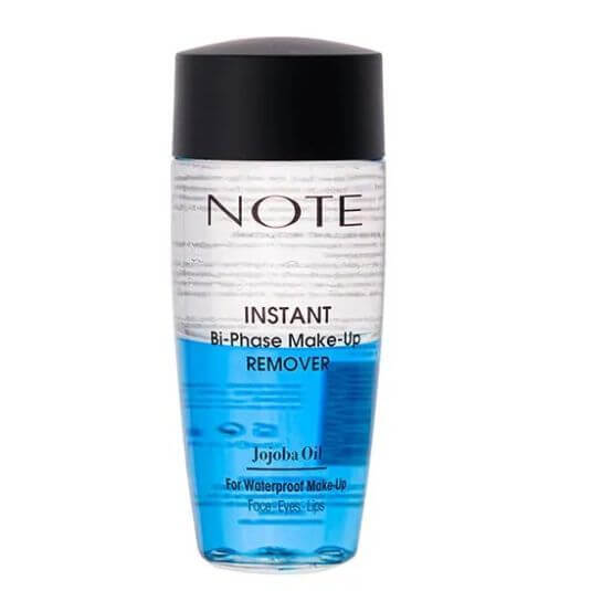note instant bi-phase make up remover