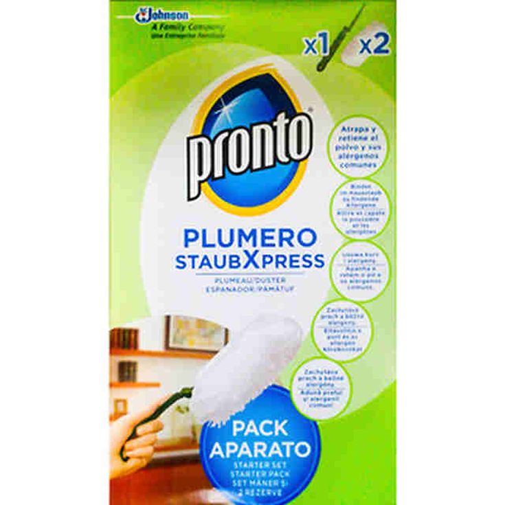 pronto plumero atrapapolvo + 2 recambios pronto plumero atrapapolvo + 2 recambios