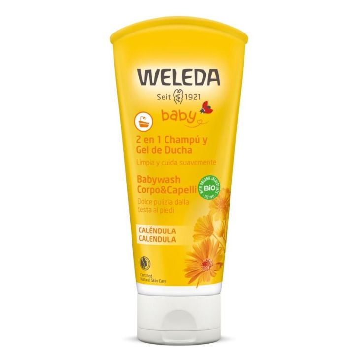 weleda champu y gel de ducha de calendula bebe 200ml