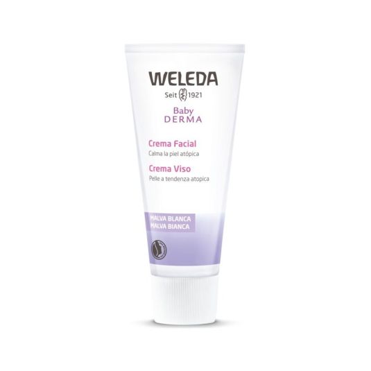 weleda malva blanca crema facial para bebes 50ml