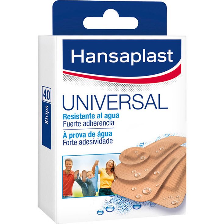 hansaplast tiritas medianas 40ud 4 tamaños