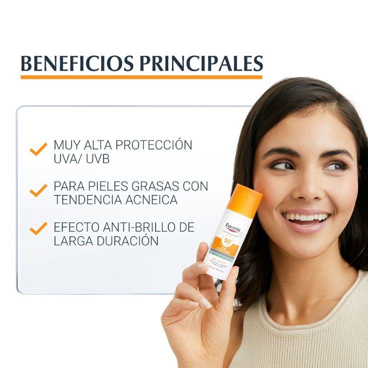 eucerin oil control dry touch gel-cream ultra light spf50+ 50ml