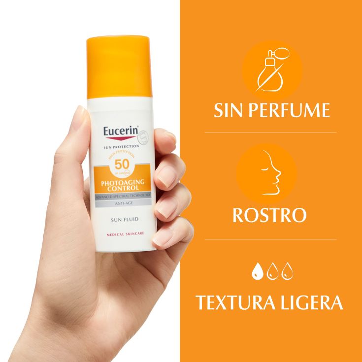 eucerin sun fluid spf 50 photoaging control 50ml 