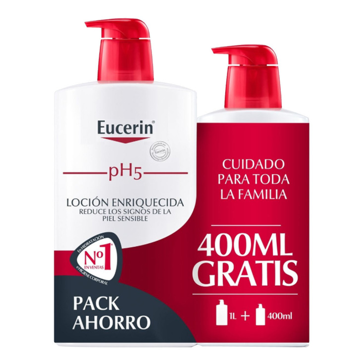 eucerin ph5 locion enriquecida 1000ml+400ml gratis eucerin ph5 locion enriquecida 1000ml+400ml gratis