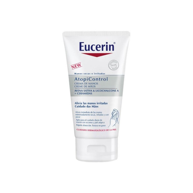 eucerin atopicontrol crema de manos atopica 75ml