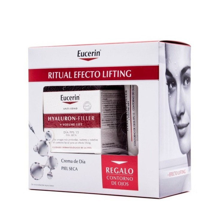 eucerin hyaluron-filler + volume-lift crema dia antiedad piel seca + regalo crema contorno ojo eucerin hyaluron-filler + volume-lift crema dia antiedad piel seca + regalo crema contorno ojo