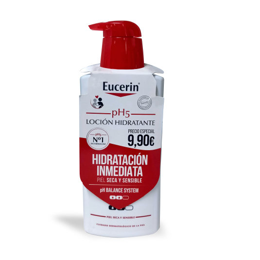 eucerin ph5 locion hidratante piel sensible/seca promo 