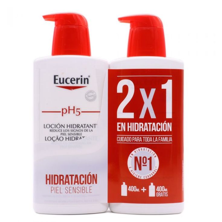 eucerin ph5 locion hidratante duplo 2x400ml eucerin ph5 locion hidratante duplo 2x400ml