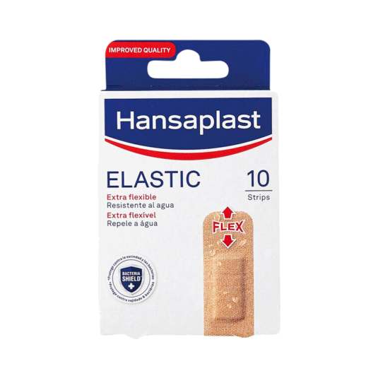 hansaplast elastic tiritas 10 unidades