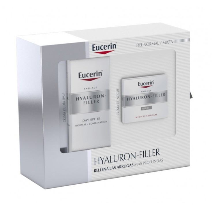 eucerinhyaluron-filler set crema dia + noche piel normal eucerinhyaluron-filler set crema dia + noche piel normal
