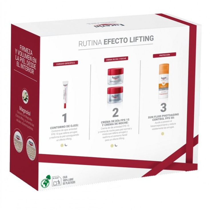 eucerin volume-filler cofre crema de dia + crema de noche