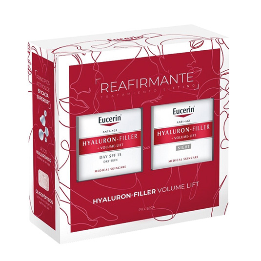 eucerin volume-filler cofre crema de dia + crema de noche