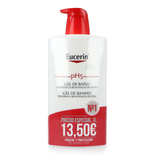 eucerin ph5 gel de baño piel sensible 1 litro precio especial