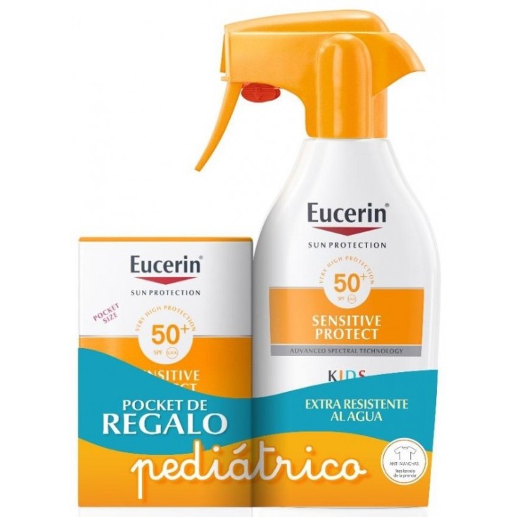 eucerin sun protection sensitive protect spray solar infantil spf50+ 300ml + 50ml gratis eucerin sun protection sensitive protect spray solar infantil spf50+ 300ml + 50ml gratis