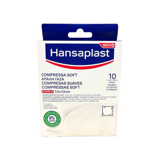 hansaplast gasas suaves  7,5 x 7,5  10 uds