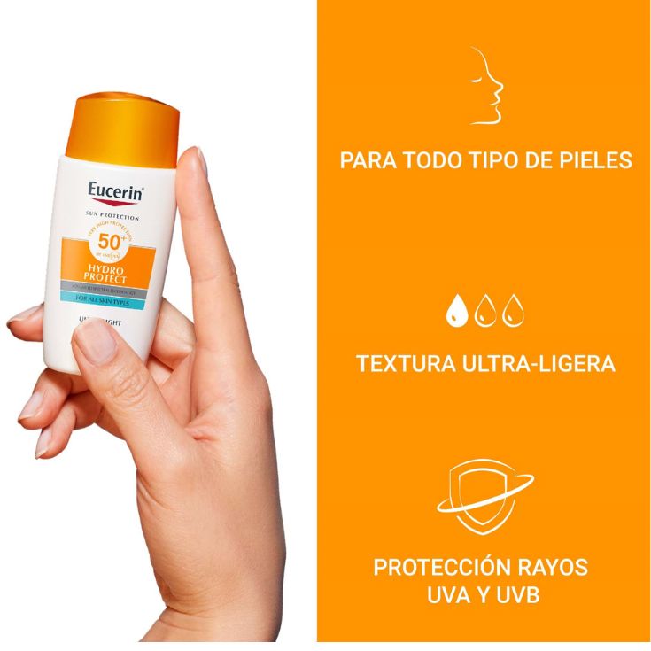 eucerin hydro protect ultra-light solar facial spf50+ 50ml