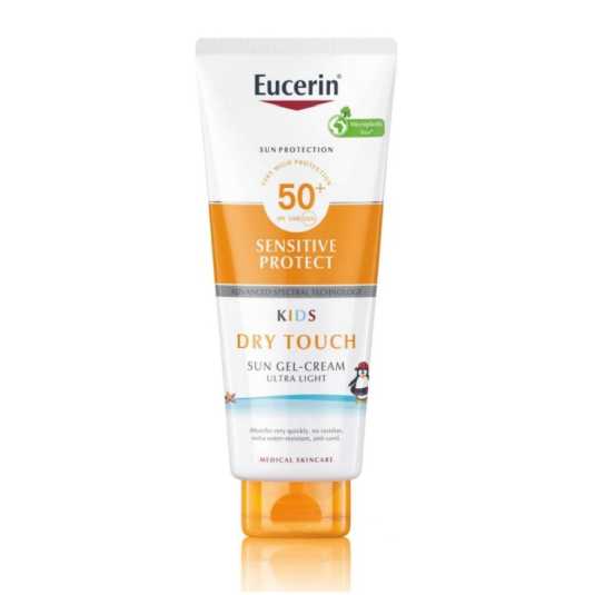 eucerin sensitive protect kids dry touch solar fps50+