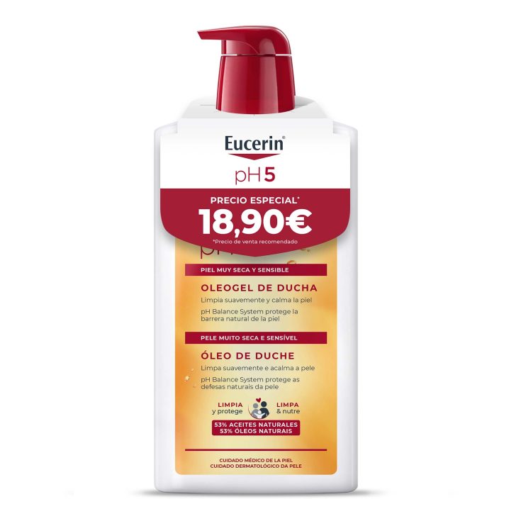 Eucerin Limpiador Facial en Gel 2 pzas de 200 ml