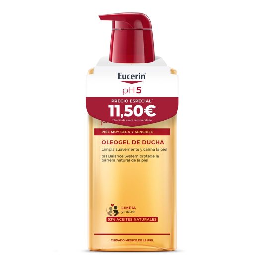 eucerin ph5 oleogel gel de ducha suave 400ml precio especial