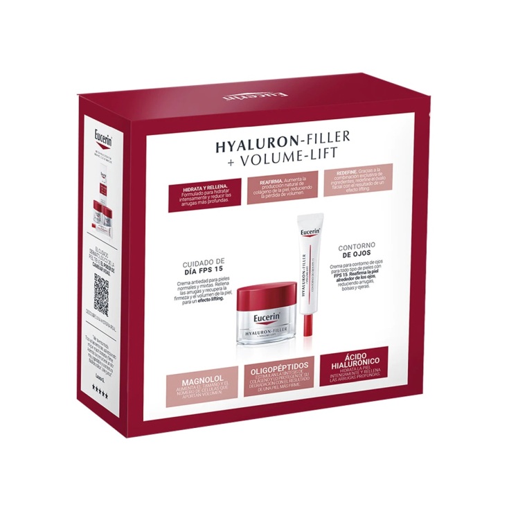 eucerin cofre volume-filler fps n/m 50ml + ojos