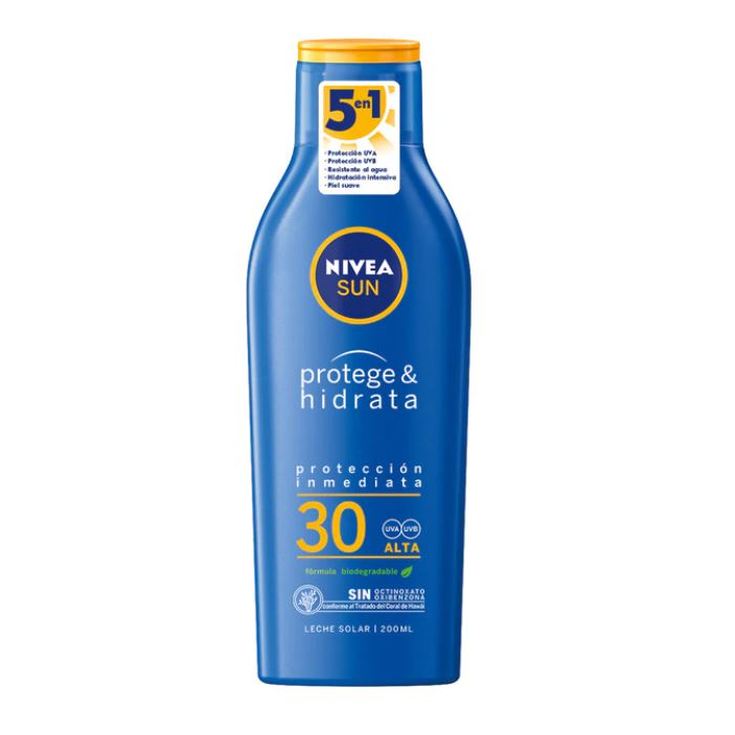 nivea sun protege&hidrata protector solar corporal spf30 200ml nivea sun protege&hidrata protector solar corporal spf30 200ml