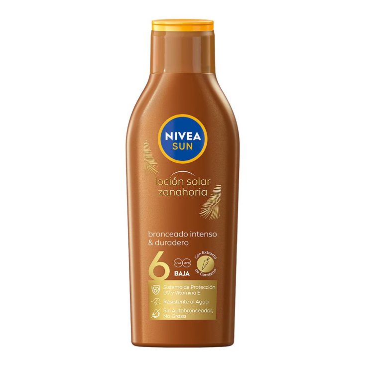 nivea sun locion solar bronceadora zanahoria spf6 200ml