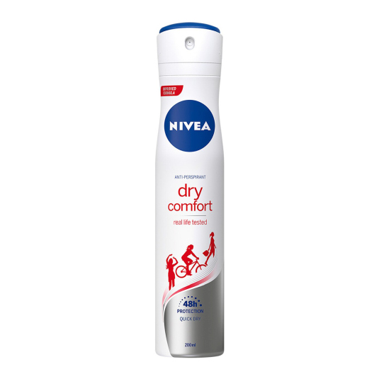 nivea dry comfort desodorante antitranspirante spray 200ml