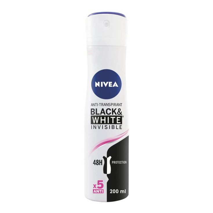 nivea invisible for black & white desodorante mujer spray 200ml nivea invisible for black & white desodorante mujer spray 200ml
