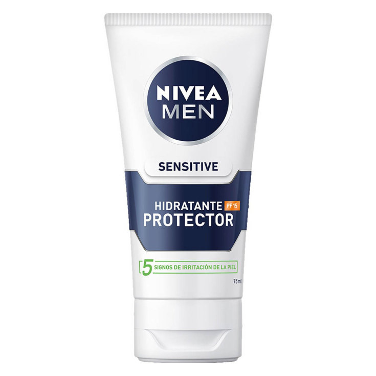 nivea men sensitive hidratante protector spf15 75ml