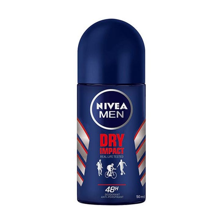nivea men dry impact desodorante roll-on 50ml nivea men dry impact desodorante roll-on 50ml