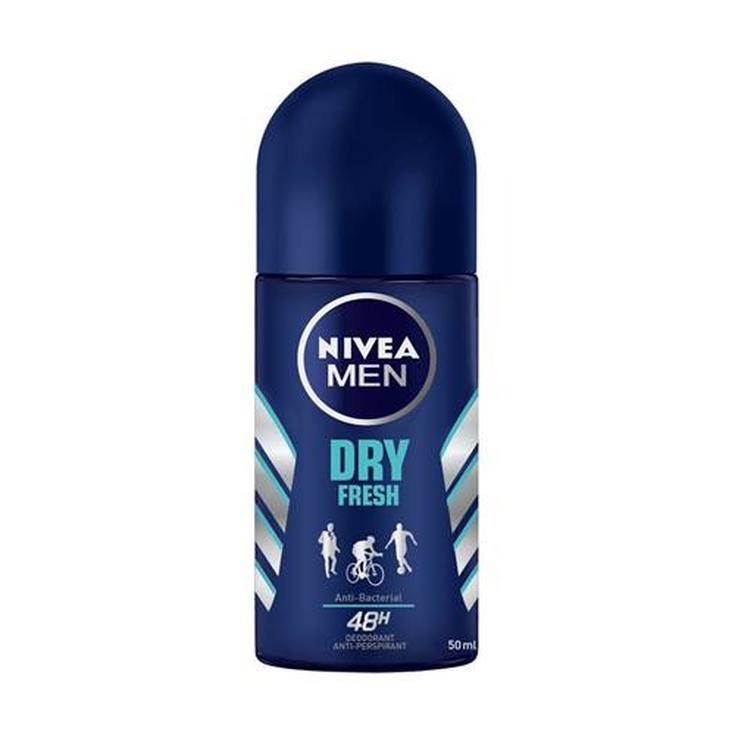 nivea men desodorante roll-on dry fresh anti-transpirante proteccion 48h 50ml nivea men desodorante roll-on dry fresh anti-transpirante proteccion 48h 50ml